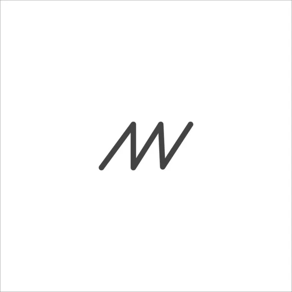 Logo Iniziale Della Lettera Modello Progettazione Vettoriale Del Logo — Vettoriale Stock