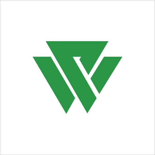 Logo Iniziale Lettera Modello Progettazione Vettoriale Logo — Vettoriale Stock