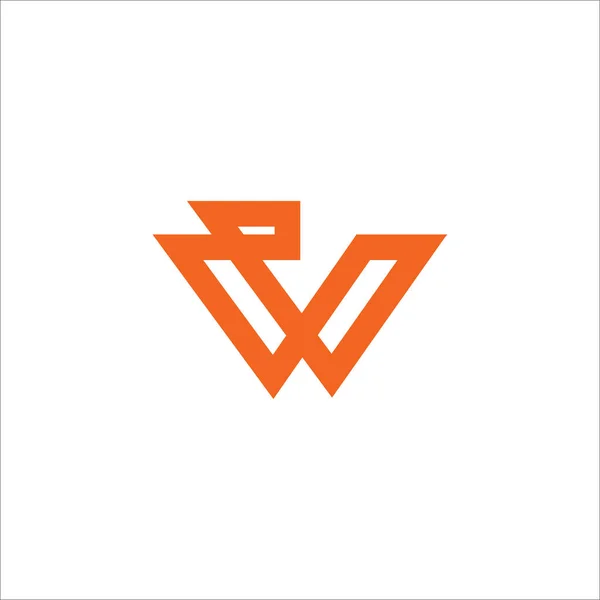 Logo Iniziale Lettera Modello Progettazione Vettoriale Logo — Vettoriale Stock
