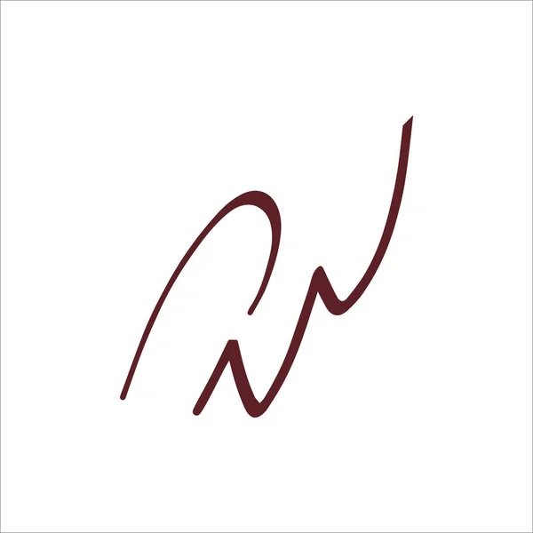 初期文字PwロゴまたはWpロゴベクトルデザインテンプレート — ストックベクタ