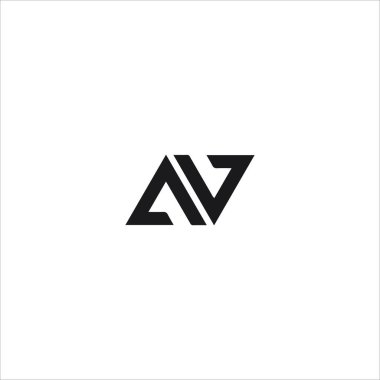 İlk harf Logo veya nl vektör tasarım şablonu