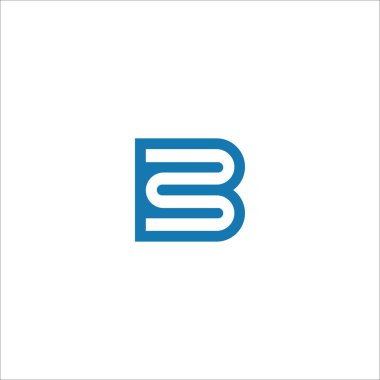 Başlangıç harfi mb logosu veya bm logo vektör tasarım şablonu