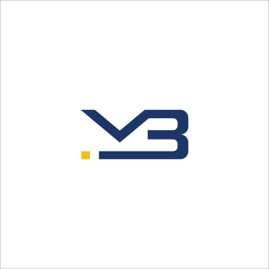 Başlangıç harfi mb logosu veya bm logo vektör tasarım şablonu