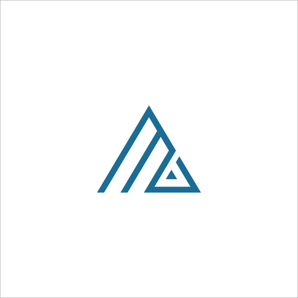 Plantilla Inicial Diseño Vectorial Letra Logo Logo — Vector de stock