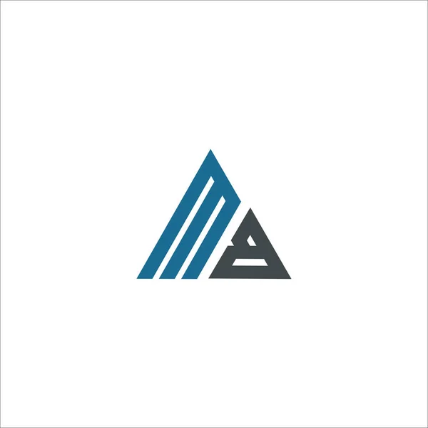 Başlangıç Harfi Logosu Veya Logo Vektör Tasarım Şablonu — Stok Vektör