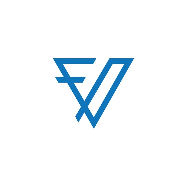 Logotipo Inicial Letra Modelo Design Vetorial Logotipo — Vetor de Stock