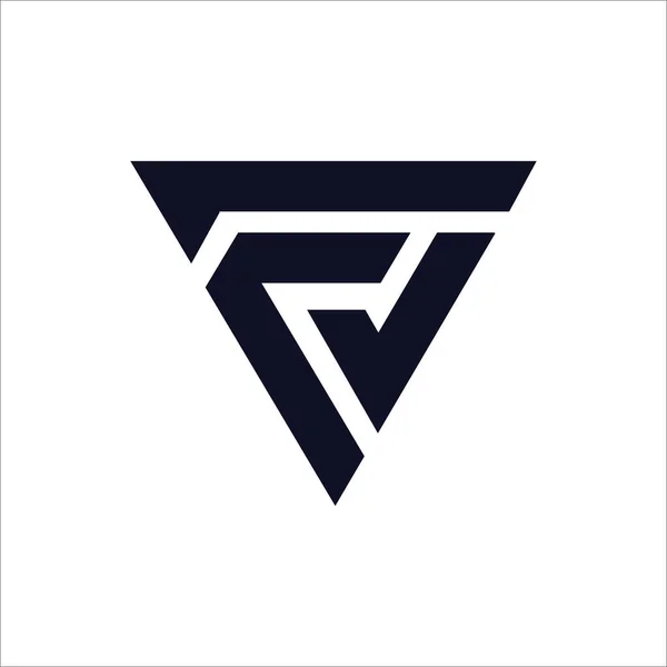 Logotipo Inicial Letra Modelos Design Vetorial Logotipo — Vetor de Stock