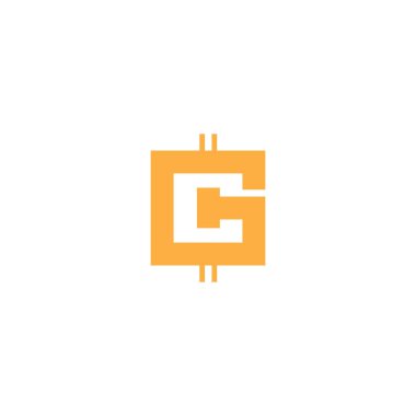 İlk harf c logo vektör tasarım şablonları