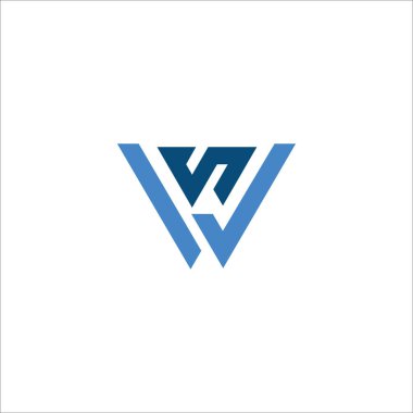 İlk harf w logo veya sw logo vektör tasarım şablonları