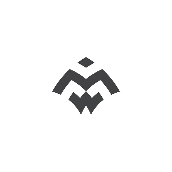 Αρχικό Λογότυπο Πρότυπο Διανυσματικού Σχεδιασμού Λογότυπου — Διανυσματικό Αρχείο