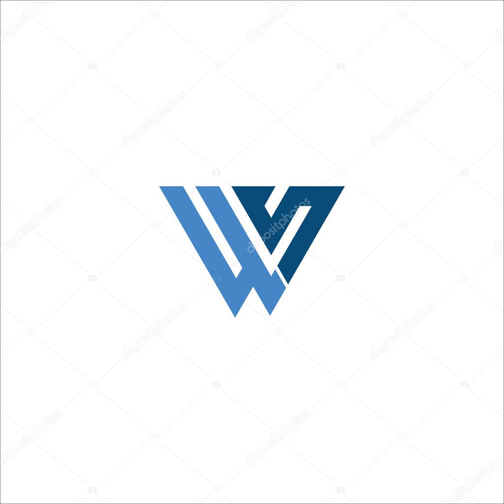 Initial letter ws logo or sw logo vector design templates