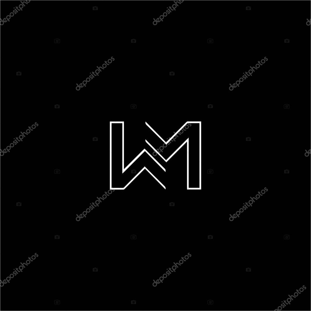Initial Letter Wm Logo Or Mw Logo Vector Design Template 362992610 Larastock