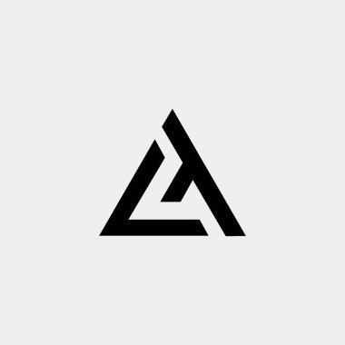 İlk harf. Logo veya tl vektör tasarım şablonu