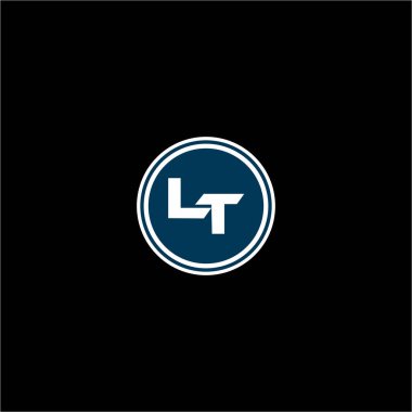 İlk harf. Logo veya tl vektör tasarım şablonu