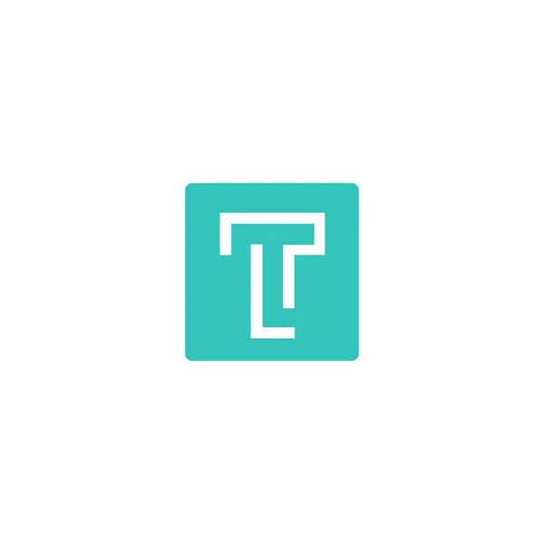 初始字母Lt 标识或Tl标识向量设计模板 — 图库矢量图片