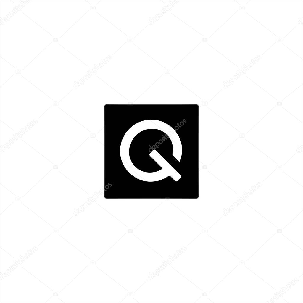 Initial letter qg logo or gq logo vector design templates
