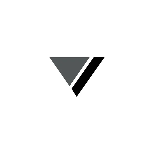 Carta Inicial Logotipo Diseño Vectorial Plantilla — Vector de stock