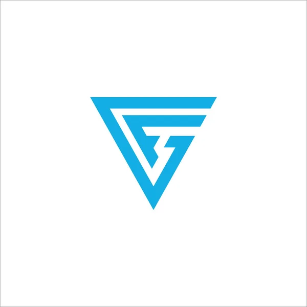 Начальная Буква Логотип Шаблон Логотипа Векторный Дизайн — стоковый вектор