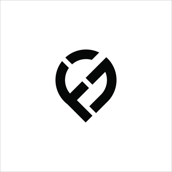 Anfangsbuchstabe Logo Oder Logo Vektor Design Template — Stockvektor