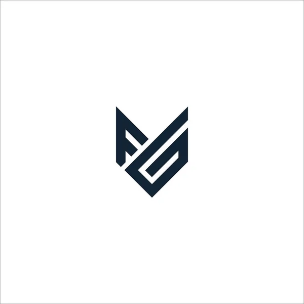Počáteční Písmeno Logo Nebo Logo Vektorový Design Šablony — Stockový vektor