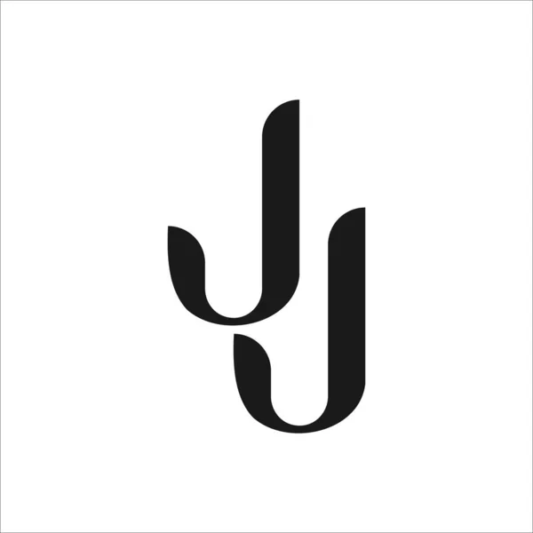 初期文字Jjロゴベクトルデザインテンプレート — ストックベクタ