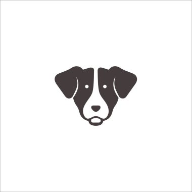 Hayvan köpek logosu vektör tasarım şablonu