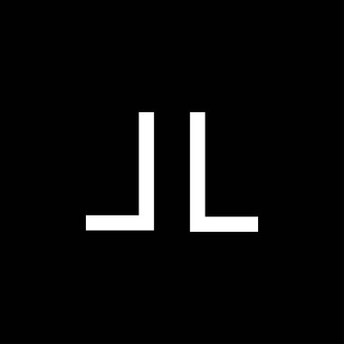 İlk harf II logo vektör tasarım şablonu