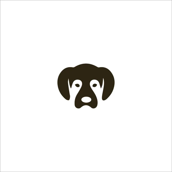 Animal Perro Logo Vector Diseño Plantilla — Archivo Imágenes Vectoriales