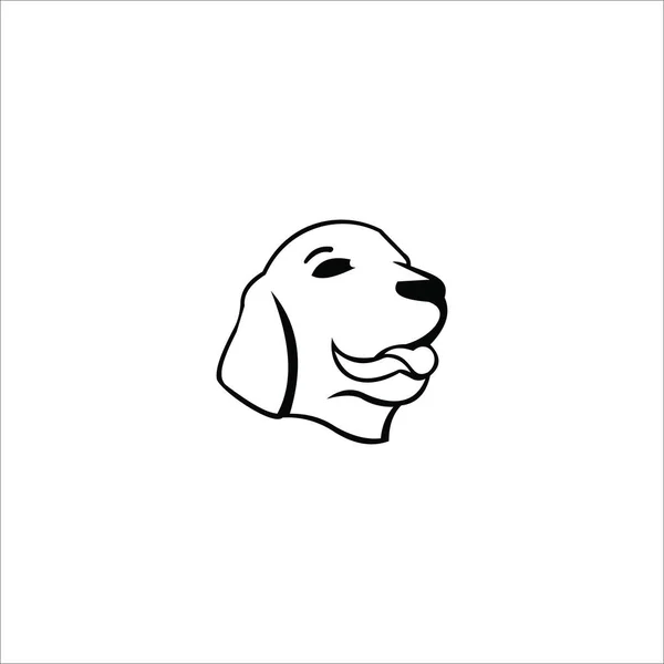 Шаблон Векторного Дизайна Логотипа Собаки — стоковый вектор