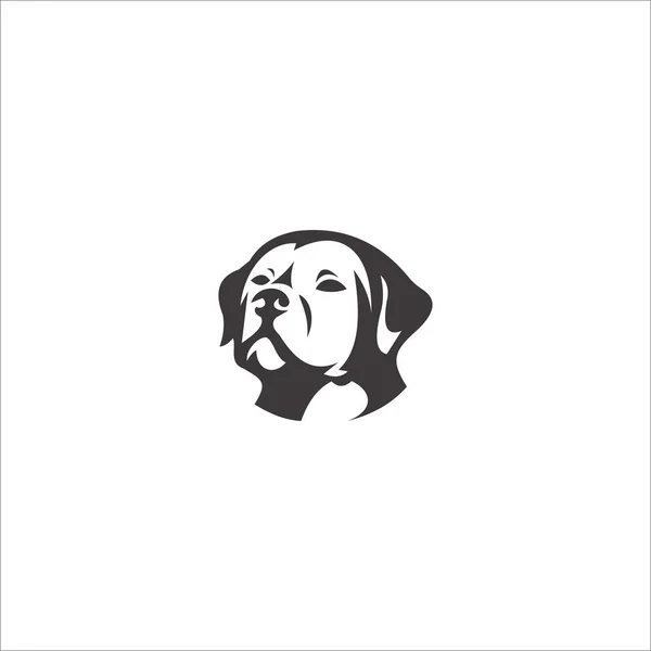 動物犬のロゴベクトルデザインテンプレート — ストックベクタ