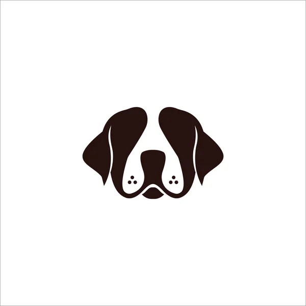 Animal Perro Logo Vector Diseño Plantilla — Vector de stock