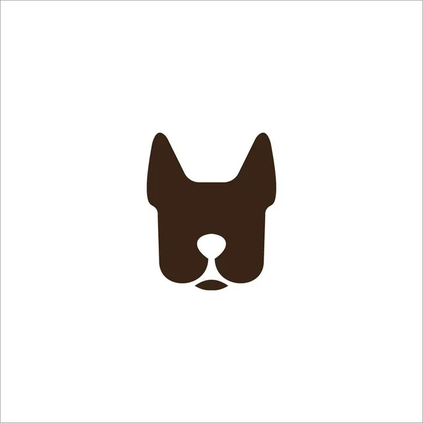 Animal Perro Logo Vector Diseño Plantilla — Archivo Imágenes Vectoriales