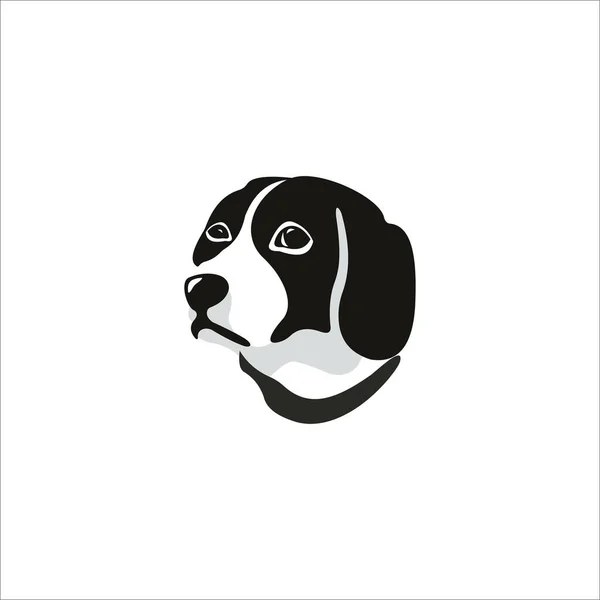 Modèle Conception Vectorielle Logo Pour Chien Animal — Image vectorielle