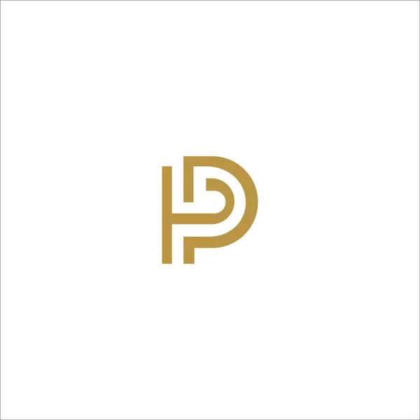 Letra Inicial Logotipo Logotipo Diseño Vectores Plantilla — Vector de stock