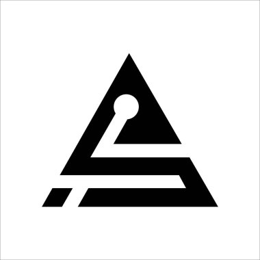 İlk harf logo veya si logo vektör tasarım şablonları