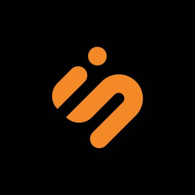 İlk harf logo veya si logo vektör tasarım şablonları