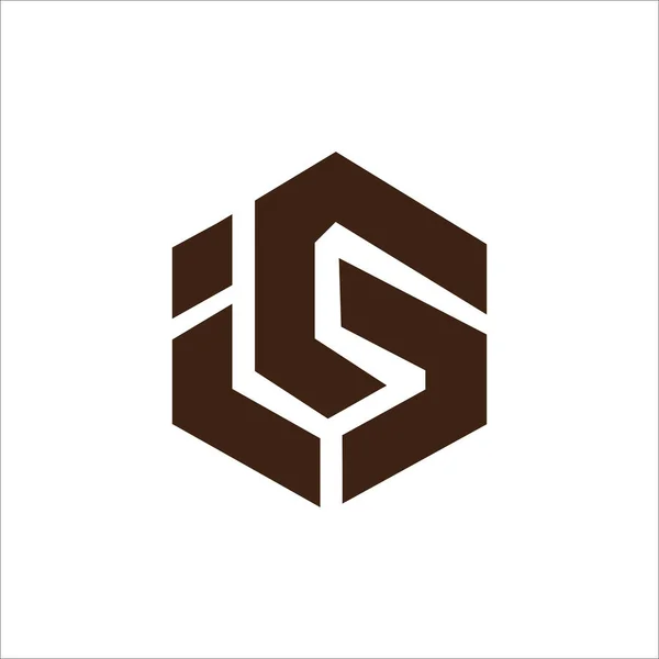 Początkowa Litera Logotyp Lub Wzór Wektora Logo — Wektor stockowy