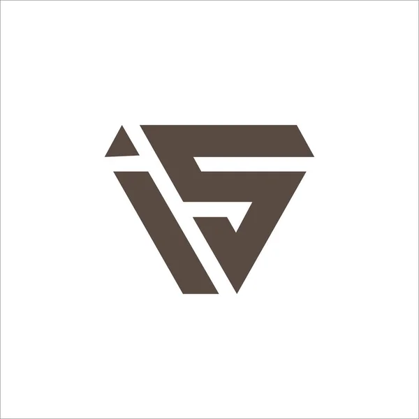 Carta Inicial Logotipo Logotipo Diseño Vectores Plantilla — Archivo Imágenes Vectoriales