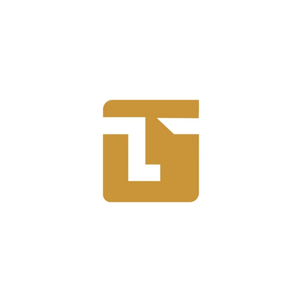 Αρχικός Λογότυπος Σχεδιασμός Φορέα Λογότυπου — Διανυσματικό Αρχείο