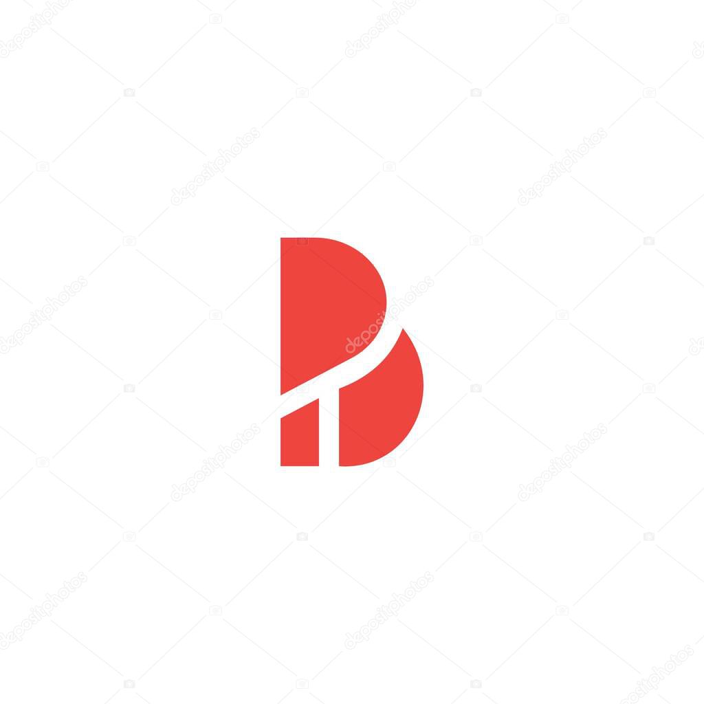 Initial letter tb logo or bt logo vector design