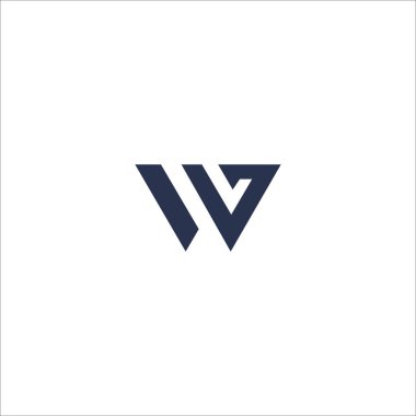Başlangıç harfi wl logosu veya lw logo vektör tasarım şablonu