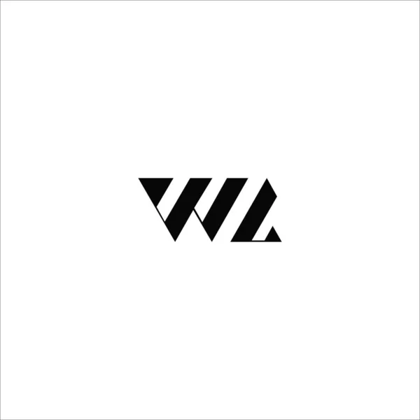 Начальный Логотип Буквы Шаблон Логотипа Векторный Дизайн — стоковый вектор