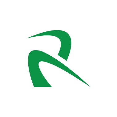 İlk harf ra logo veya ar logo vektör tasarım şablonu