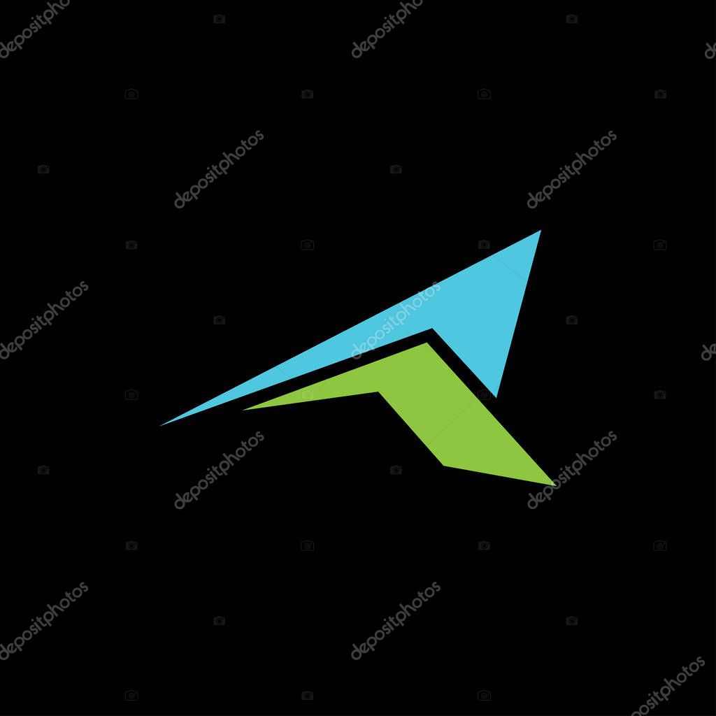Initial letter ra logo or ar logo vector design templates