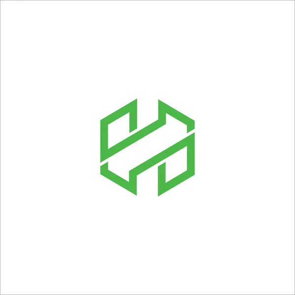 Carta Inicial Modelo Design Vetor Logotipo —  Vetores de Stock