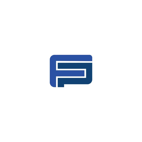 Logotipo Inicial Letra Modelo Design Vetor Logotipo —  Vetores de Stock
