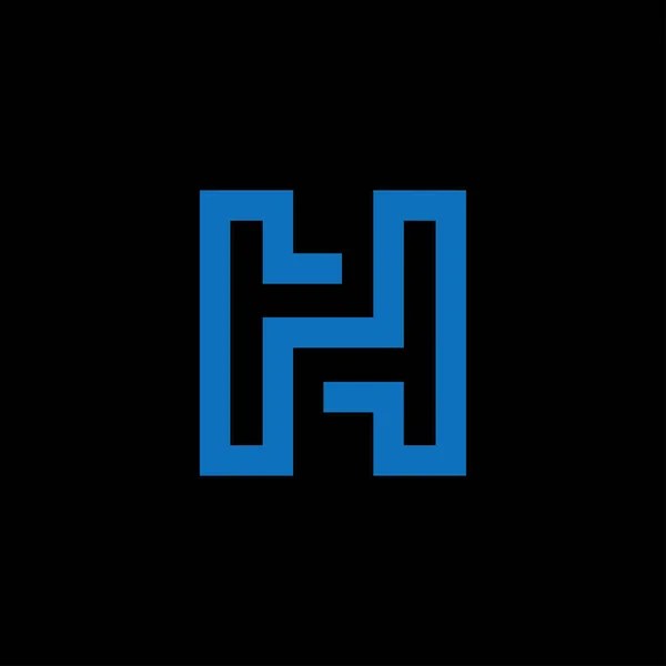 初始字母Hh Logo或H Logo Vector设计模板 — 图库矢量图片