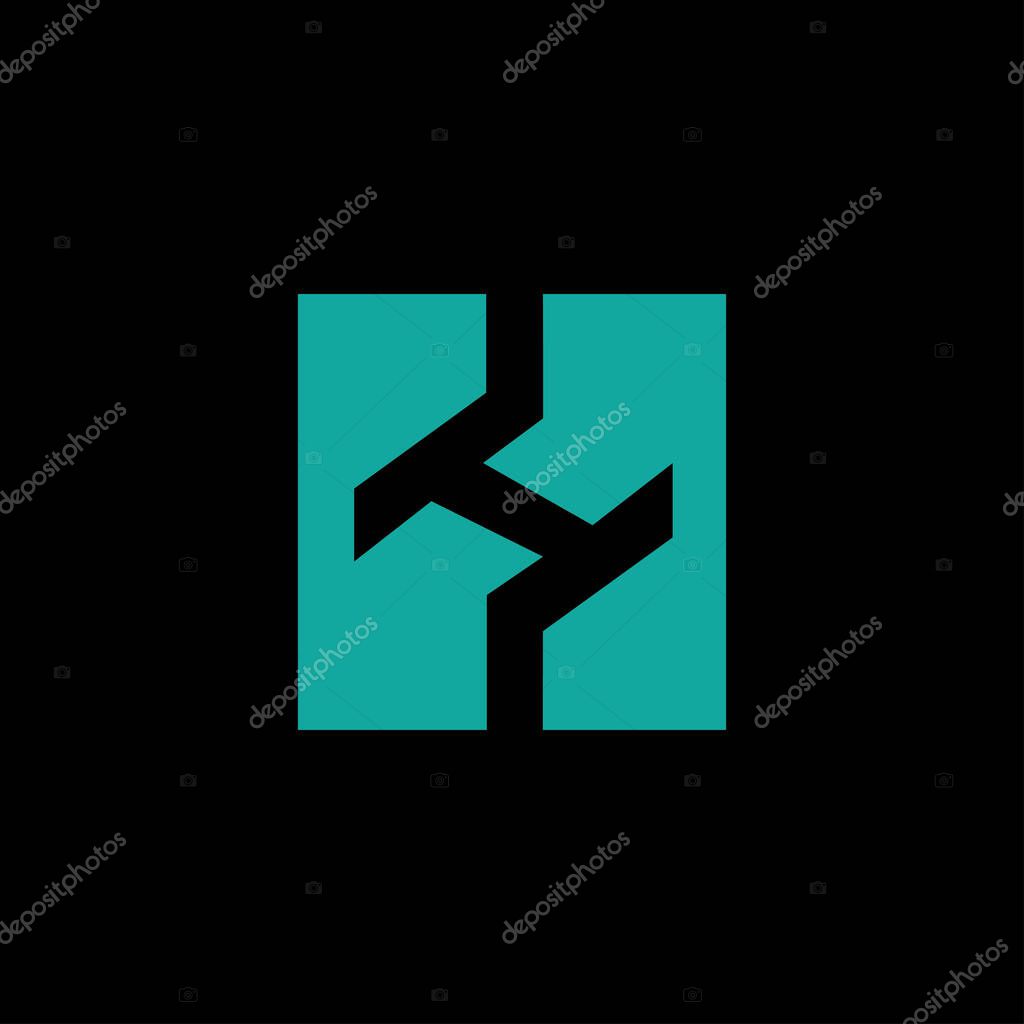 Initial letter hh logo or h logo vector design templates