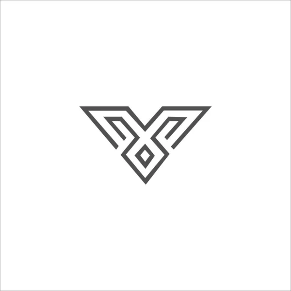 Inicial Letra Logo Vector Diseño Plantilla — Vector de stock