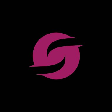 İlk harf s logo vektör tasarım şablonları